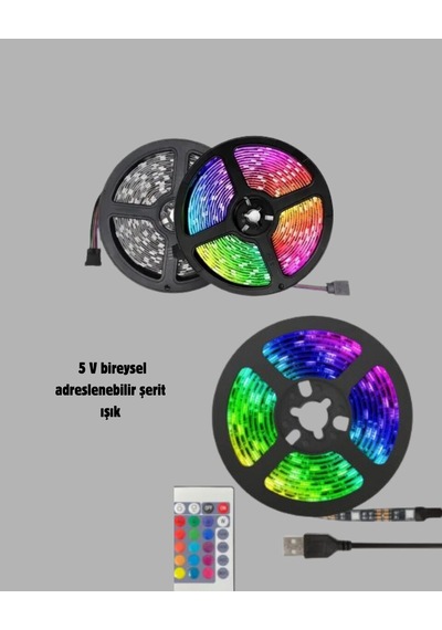 Northcity Rgb Smart Şerit Led Tv Arkası Ve Dekoratif Alanlar İçin Işık Şeridi Akıllı Led Şerit