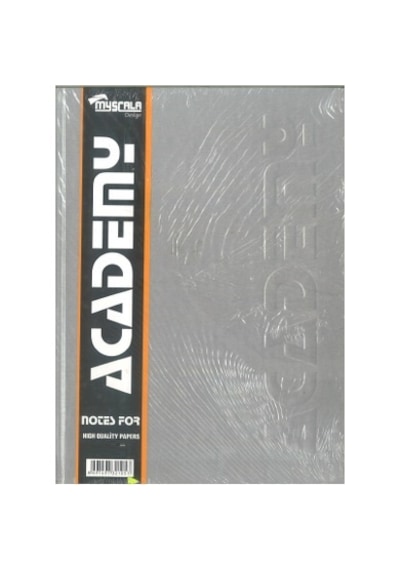 Özkan Defter 240 Yap. Ciltli 20x28 Sert Kap Düz Gri