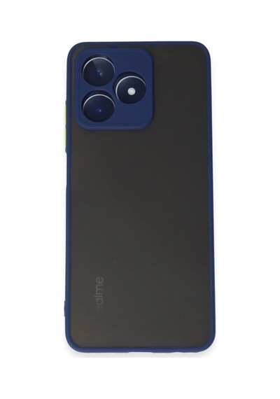Realme C53 Kılıf Montreal Silikon Kapak - Lacivert 0.2M-Çok Renkli