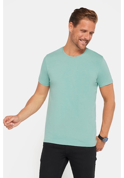 Tudors Erkek Slim Fit Dar Kesim Pamuklu Yumuşak Doku Likralı Esnek Kumaş Basic Yeşil Bisiklet Yaka Tişört-31221 Yeşil Tudors Erkek Slim Fit Dar Kesim Pamuklu Yumuşak Doku Likralı Esnek Kumaş Basic Yeşil Bisiklet Yaka Tişört-31221 Yeşil
