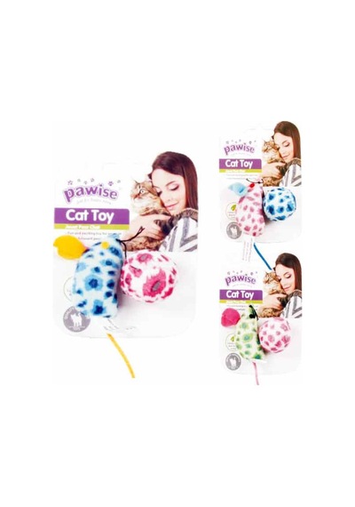 Cosmotex Pawise Kumaş Oyuncak Fare Ve Top