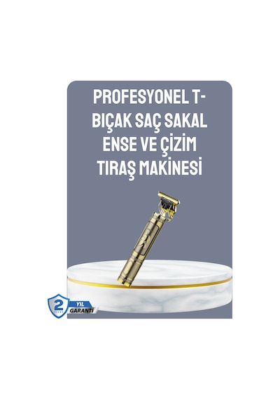 Lcd Ekranlı Şarjlı Tıraş Makinesi Erkek Saç Sakal Kesme - Lisinya