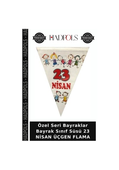 Özel Seri Bayraklar Bayrak Sınıf Süsü 23 Nisan Üçgen Flama Diğer