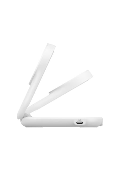 Belkin Wız039kqwh Ultracharge 2-in-1 Katlanabilir Qi2 25w Magsafe Uyumlu Kablosuz Şarj Standı - Beyaz