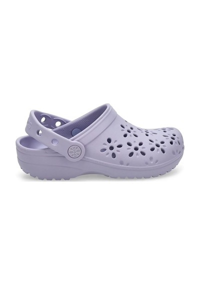 Crocs Floral Cut Out Kız Çocuk Terlik 210943-5br Lila