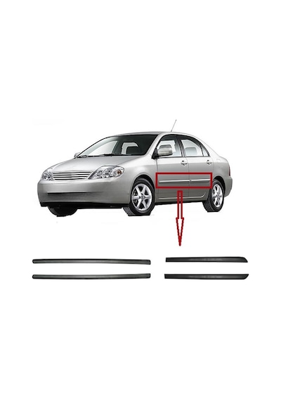 Toyota Corolla Kapı Çıtası Takım 2002-2003-2004-2005-2006 Modeller
