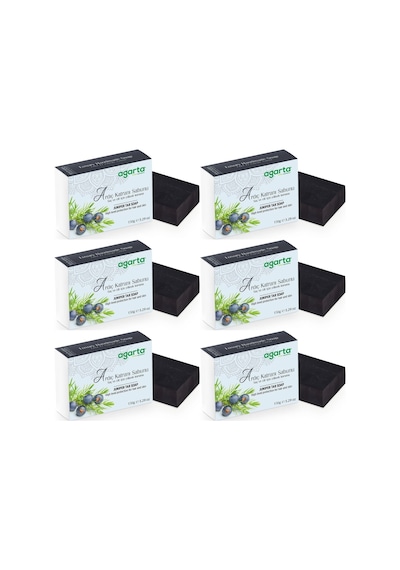 Agarta El Yapımı Doğal Sabun 150gr Ardıç Katranı 6 Lı Set