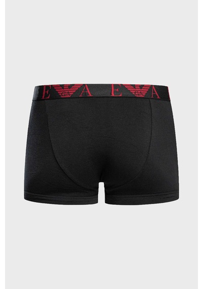 Emporio Armani Logolu 3 Pack Boxer Erkek Boxer Em000259 Af25018 Mc215 Siyah