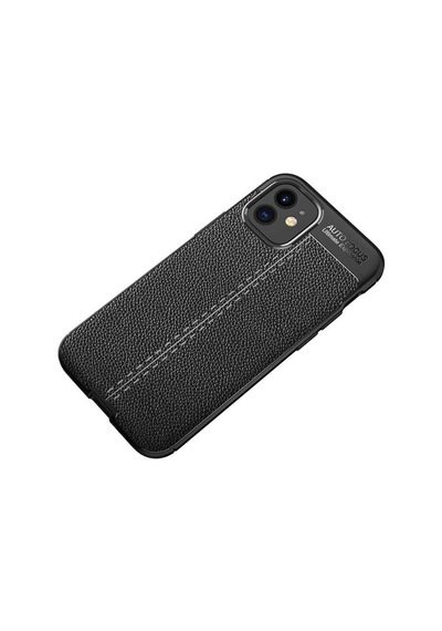 Apple Uyumlu iPhone 12 Kılıf Zore Niss Silikon Kapak-Siyah