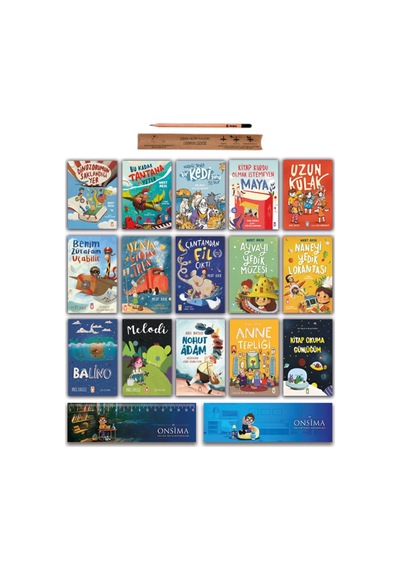 Timaş Çocuk 1. 2. 3. Sınıf Mert Arık - Anıl Basılı Hikaye Seti 15 Kitap - Naneyi Yedik Lokantası - Anne Terliği