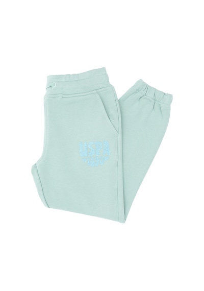 U.S. Polo Assn. Kız Çocuk Mint Simli Baskı Detaylı Jogger Eşofman Altı 50316849-VR090 U.S. Polo Assn. Kız Çocuk Mint Simli Baskı Detaylı Jogger Eşofman Altı 50316849-VR090