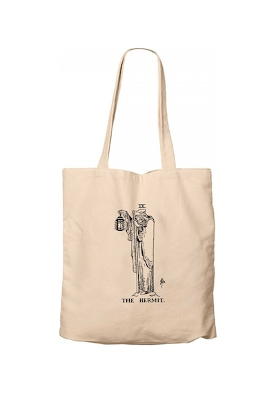 Led Zeppelin The Hermit Krem Kanvas Bez Çanta Krem