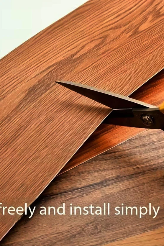 8 Adet 90x15 Cm 1m² Yer Döşemesi Esnek Silinebilir Zemin Duvar Parke Kendinden Yapışkanlı