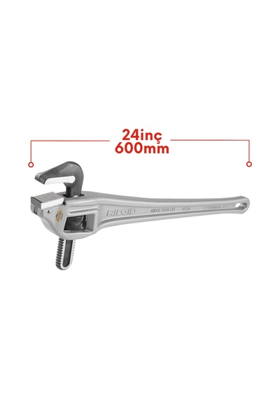 Rıdgıd 31130 Ağır Tip 3'' 600mm 90 Alüminyum Sondaj Boru Anahtarı