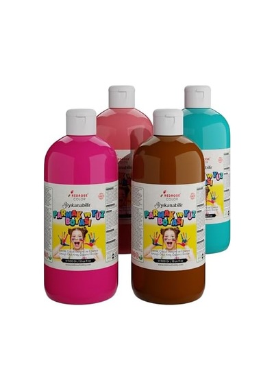 Tamamlayıcı Renkler Parmak Boyası 4'lü Set 4x500 Gr Diğer