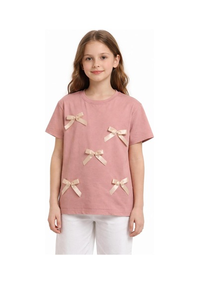 Yale Kids 8-12 Yaş Kız Çocuk Tişört Soft Pembe Yale Kids 8-12 Yaş Kız Çocuk Tişört Soft Pembe