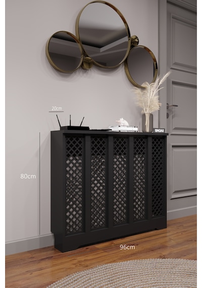 Dekoratif Petek Dolabı Kalorifer Peteği Kapatma Ünitesi Modern Tasarım İç Ölçü 96 Cm Dış Ölçü 100 Cm Petek 96 Siyah D3 Dekoratif Petek Dolabı Kalorifer Peteği Kapatma Ünitesi Modern Tasarım İç Ölçü 96 Cm Dış Ölçü 100 Cm Petek 96 Siyah D3