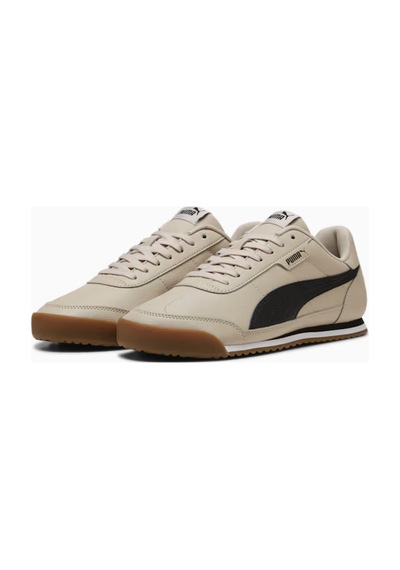 Puma Turino Iı Unisex Spor Ayakkabı Retro Günlük Sneaker Krem - Siyah