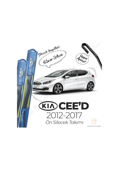 RBW Hybrid Kia Ceed 2012 - 2017 Ön Silecek Takımı RBW Hybrid Kia Ceed 2012 - 2017 Ön Silecek Takımı