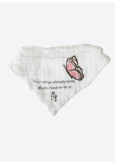 Kitikate Organik Butterfly 3'lü Set Beyaz Beyaz