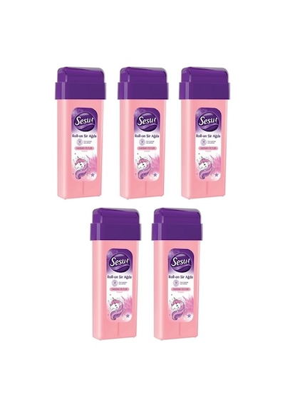 Sesu Pudralı Hassas Ciltler için Roll-On Sir Ağda 100 ML x 5