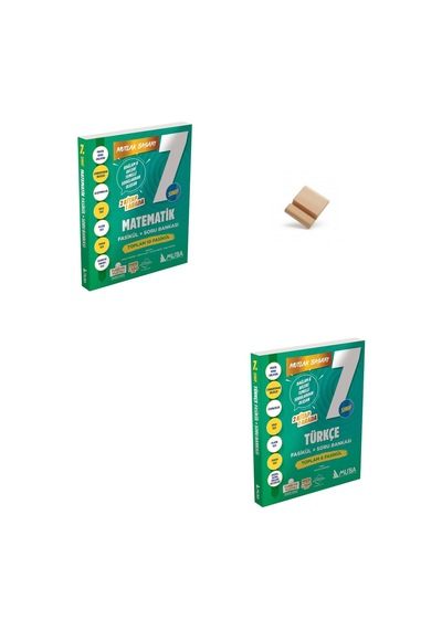 Mutlak Başarı 7. Sınıf Maarif Matematik Ve Türkçe Fasikül Soru Bankası + Telefon Standı