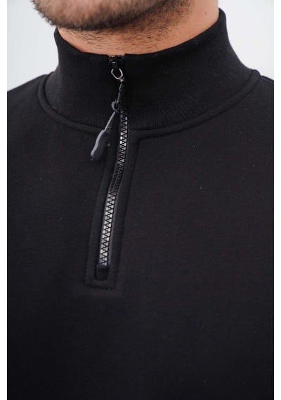 Dı Lorıa Sevgili Kombin 4 Lü Kadın&erkek Siyah-beyaz Sweatshirt Pantolon Alt-üst Takım Siyah - Siyah