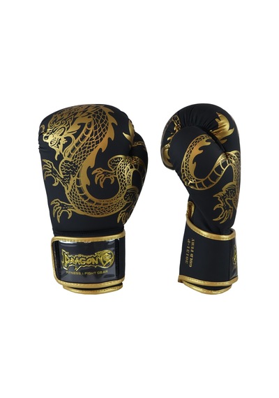 Dragondo 30131-p Gold Fury Boks Eldiveni Muay Thai Kick Boks Eldiveni Siyah