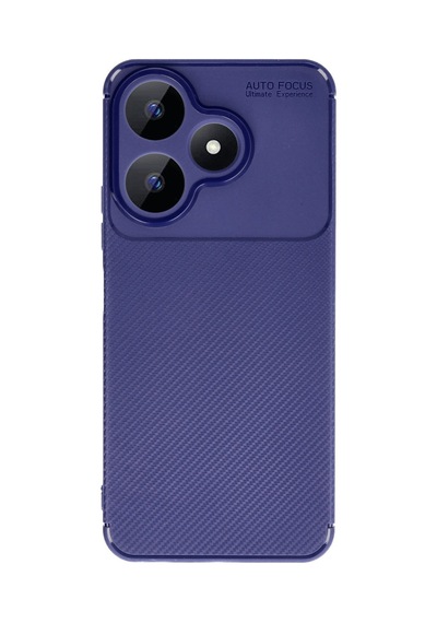 Xiaomi Redmi 13 4g Uyumlu Kılıf Auto Focus Karbon Kapak - Lacivert