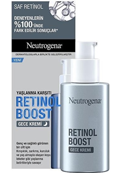Neutrogena Retinol Boost Yaşlanma Karşıtı Gece Kremi 50 Ml