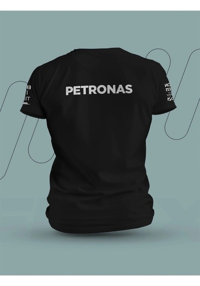 Startmore Mclaren 2021 F1 Parlayan Baskılı T-shirt Siyah