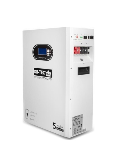 Or-tec Solar Truva Serisi 5kwh 51.2v 100ah Duvar Tipi Lifepo4 Batarya