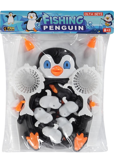 Can Oyuncak Poşetli Penguen Olta Seti - Standart