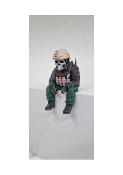 Call Of Duty Ghost Oturan Figür 2 10 Cm