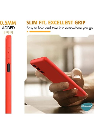 Samsung Galaxy A14 İçin Kılıf Groovy Soft Pembe Galaxy A14 İle Uyumlu Kılıf - Pembe Diğer