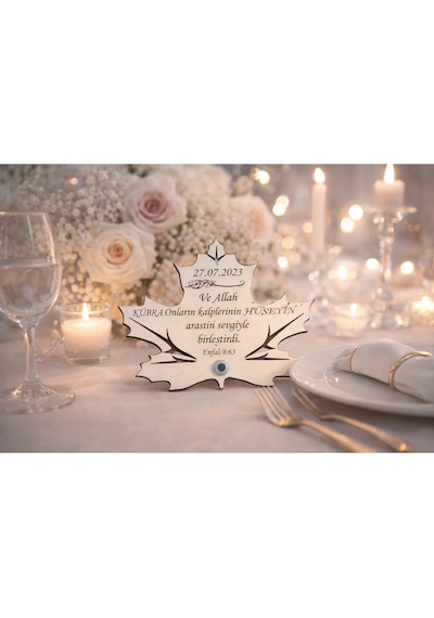 Magnet Kişiye Özel Nikah Düğün Nişan Söz Kına İçin 25 Adettir No 7