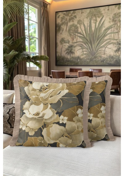 Çiçek Motifli Vintage Saçaklı Yastık Kılıfı - Zarif Floral Hardal Krem Vizon Püsküllü Kırlent Kılıfı Kayıp Yörünge Opal Çiçek Motifli Vintage Saçaklı Yastık Kılıfı - Zarif Floral Hardal Krem Vizon Püsküllü Kırlent Kılıfı Kayıp Yörünge Opal