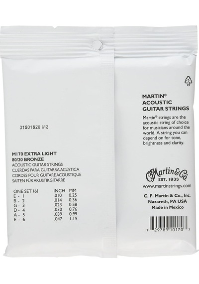MARTIN & CO Akustik Gitar Teli (10-47) M170 Extra Lıght