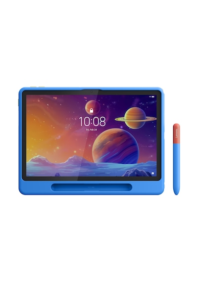 Lenovo Tab + Tab K10 Gen 2 Zaeh, Zaej, Zaek, Zael - Tb311fu, Tb311xu Uyumlu Play Suite Kalem + Tablet Kılıfı Mavi Zg38c07051 Arka Kapak