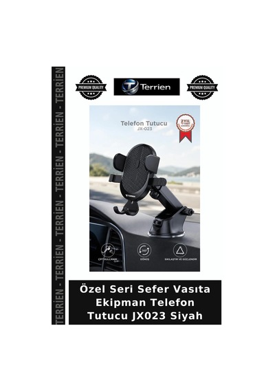 Özel Seri Sefer Vasıta Ekipman Telefon Tutucu Jx023 Siyah