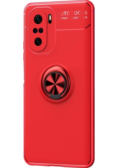 Microsonic Xiaomi Redmi K40 Pro+ Kılıf Kickstand Ring Holder