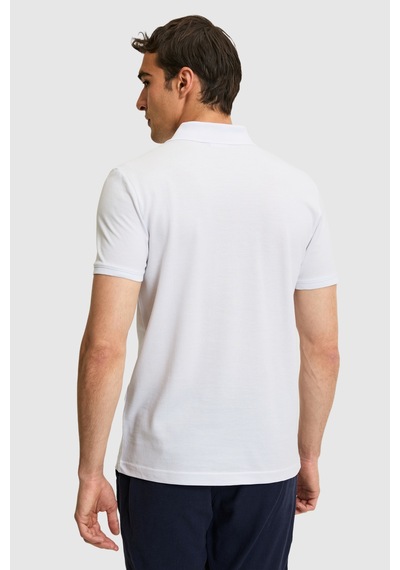 U.s. Polo Assn. Erkek Beyaz Tişört Basic 50322347-vr013