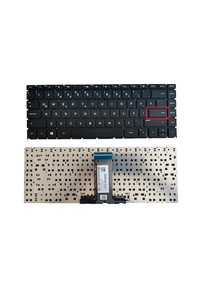 Hp 14-cf2013nt 20z39ea Uyumlu Notebook Klavyesi Siyah Tr