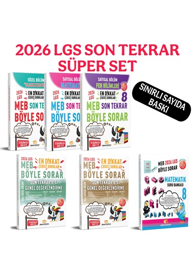 Sinan Kuzucu 2026 Lgs Son Tekrar Süper Set