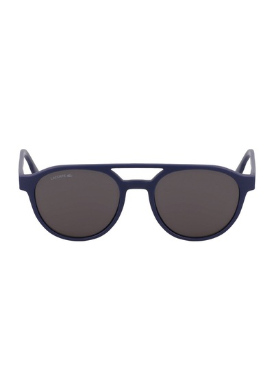 Lacoste L 6008s 424 53 Erkek Oval Lacivert Kemik Güneş Gözlüğü Mavi
