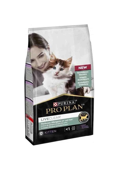 Proplan Liveclear Hindili Yavru Kedi Maması 1,4 Kg