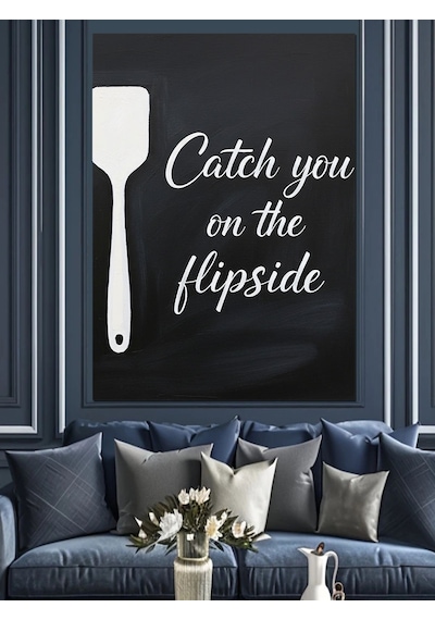 Ahşap Tablo Bıçak Ters Çevir Catch Flipside