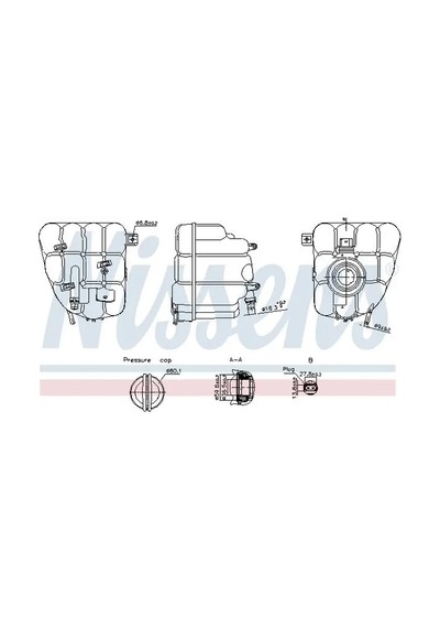Vw Touareg Yedek Su Deposu 3.0 Tdi 2011-2014 Cjgd Crca Nıssens 996255
