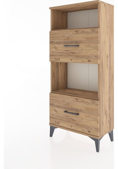 Hyperion Dolap 2 Raflı 2 Çekmeceli 60x44x134 Çam-çam Atlas Çam