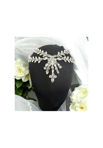 Alınlık Gelin,kına,nişan,söz,after,bride,party Taç Beyaz - 694982827 Beyaz